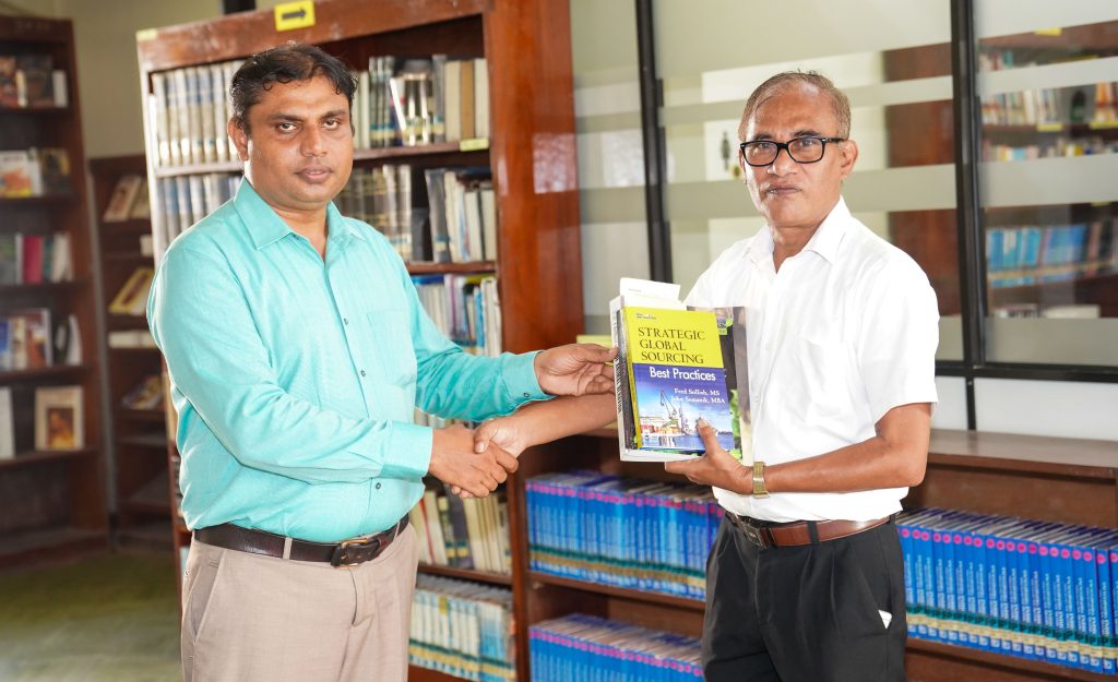 Book Donation to the University Library