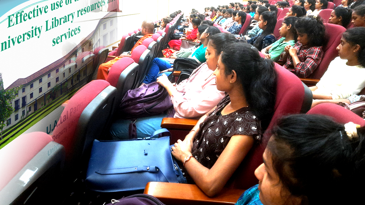 Commenced of the library orientation programme for the first-year students of FHSS