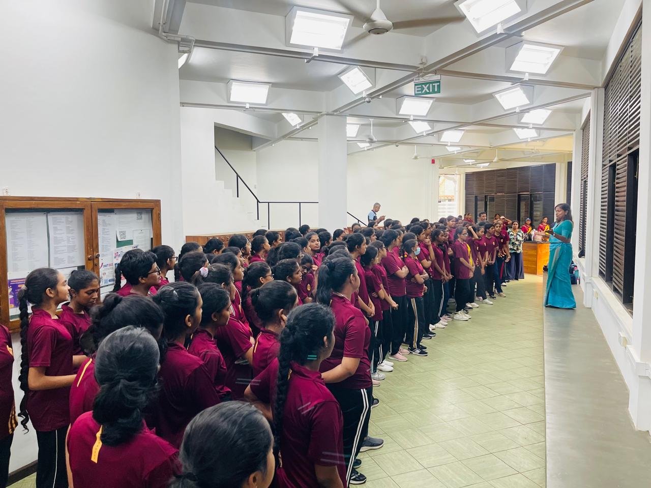 Library Tour by Samudra Devi Girls’ School, Nugegoda – 30th April 2025