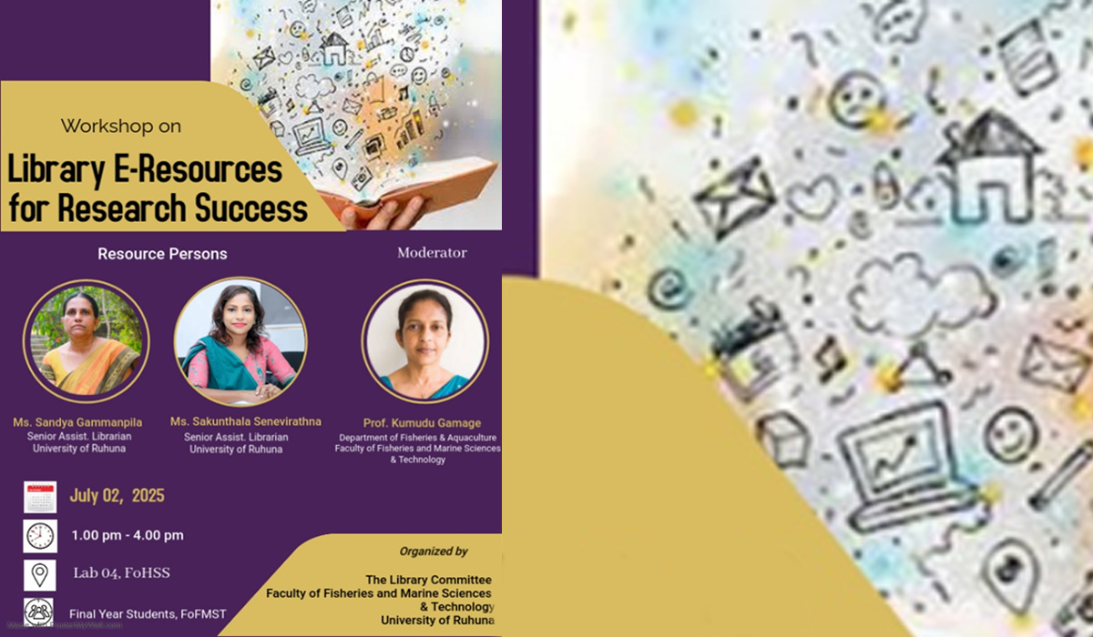Workshop on “Library E-Resources for Research Success”